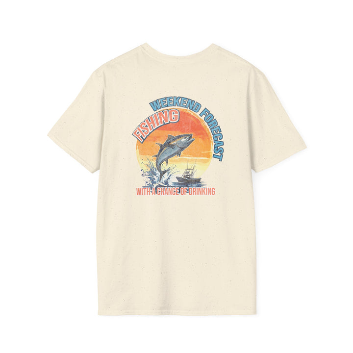 Weekend Forecast Fishing Retro T-Shirt