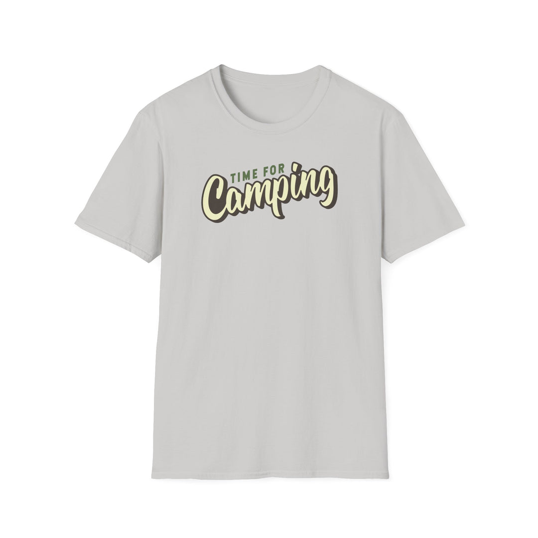 Camping Adventure T-Shirt — "Time for Camping" Outdoor Graphic Tee