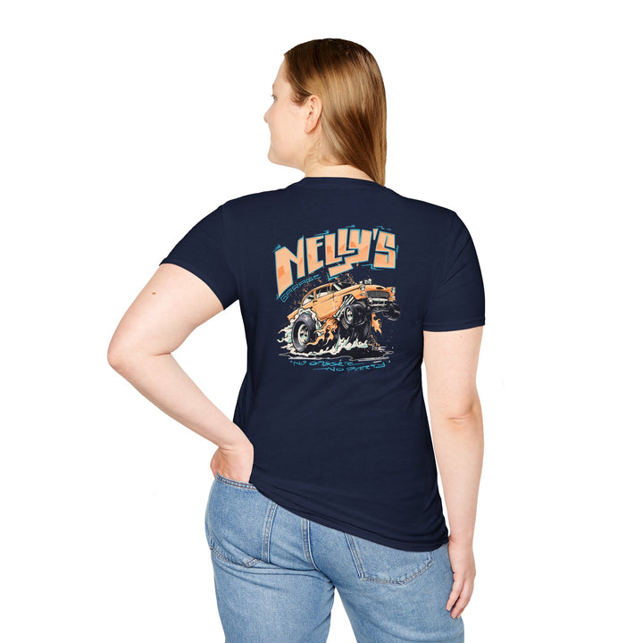 Nelly's Garage Retro Gasser Tee - Chevy Hot Rod T-Shirt