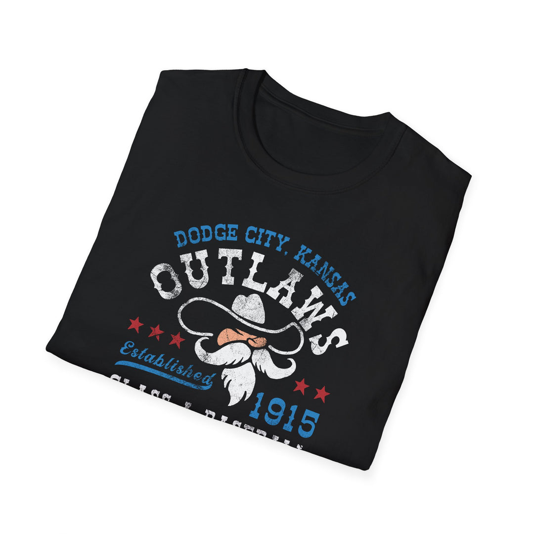 Outlaws Baseball Dodge City 1915 T-Shirt