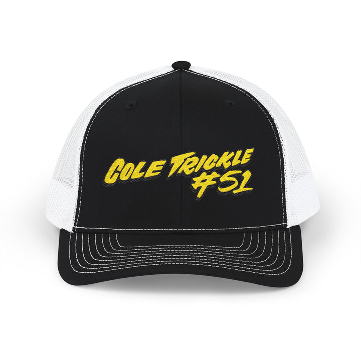 Cole Treckle #52 Trucker Cap - Retro Script Snapback Hat