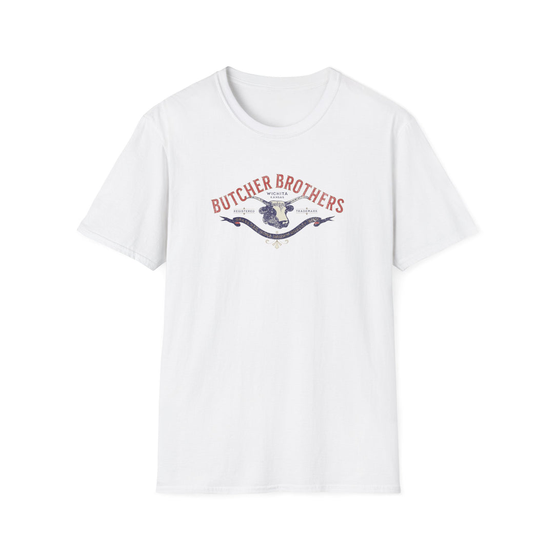 Vintage Butcher Brothers T-Shirt — Retro Beef Logo Tee