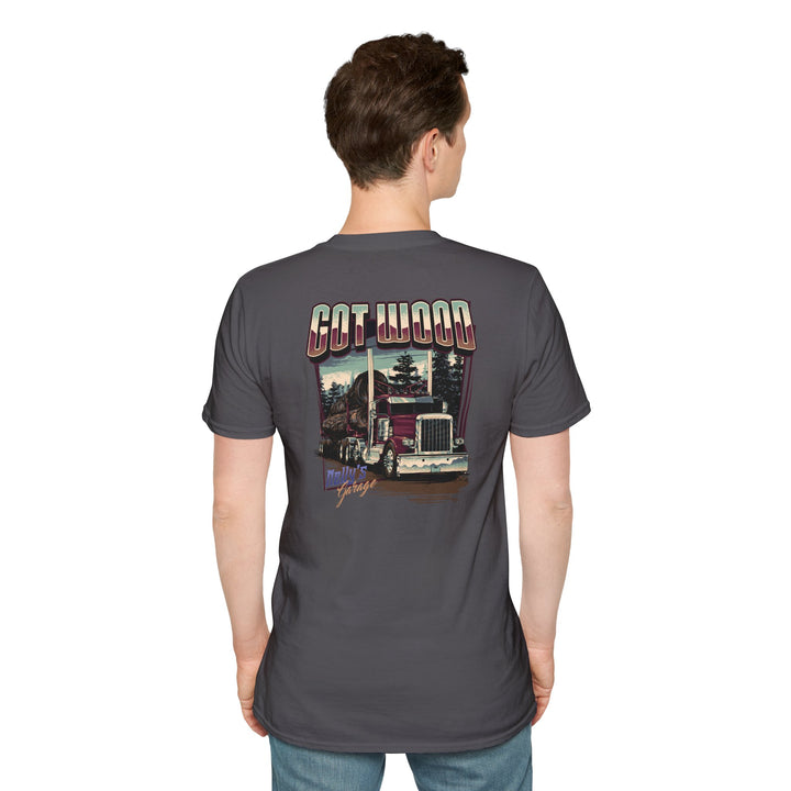 Got Wood Truck Tee — Vintage Logging Truck Graphic T-Shirt