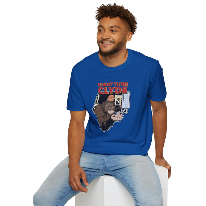 Right Turn Clyde Funny Retro T-Shirt