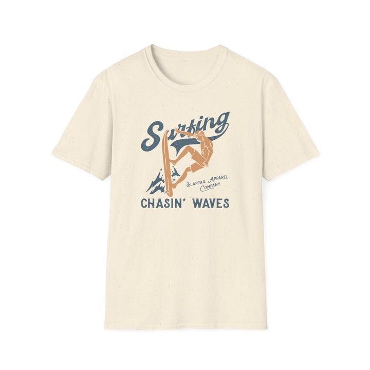 Surfing Chasin' Waves Surfing T-Shirt