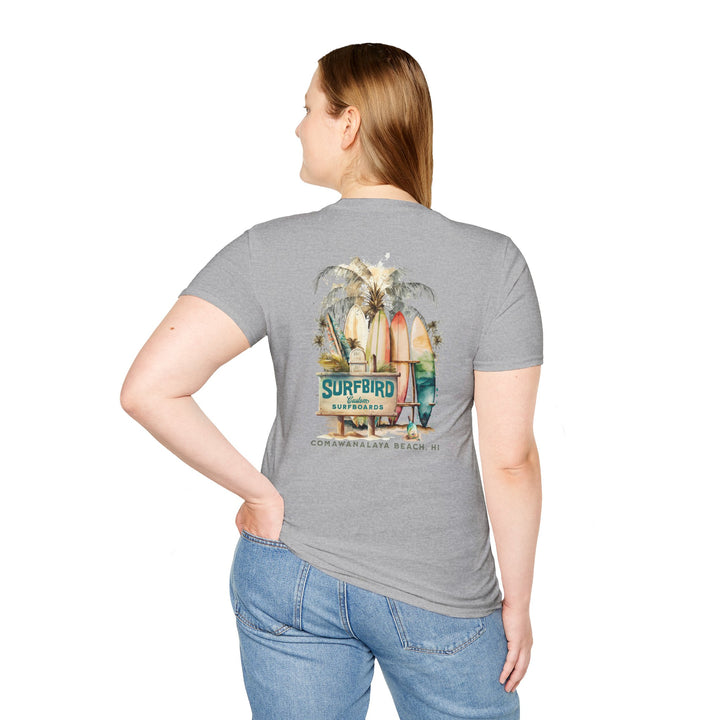 SurfBird Softstyle T-Shirt - Vintage Surfing Tee