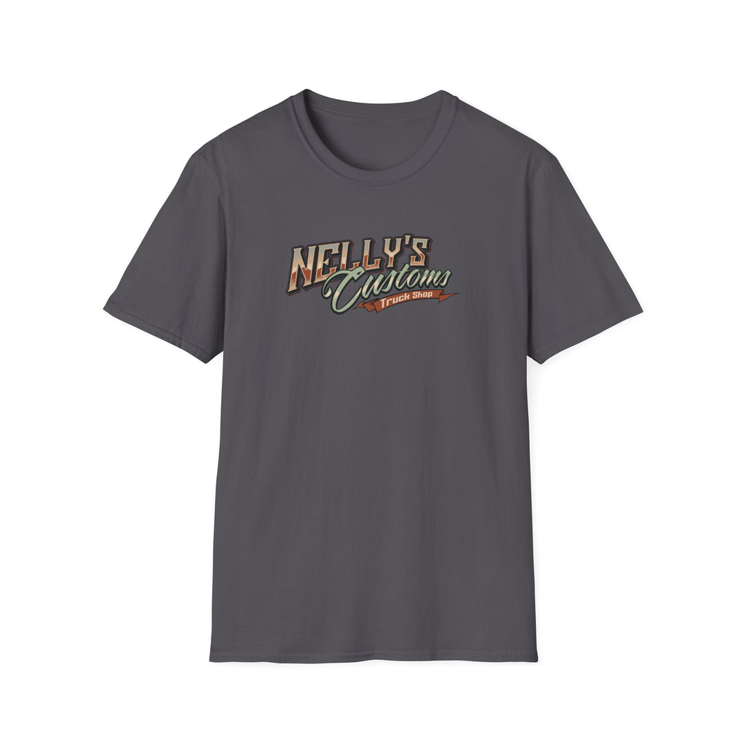 Vintage 'Nelly's Customs' Truck T-Shirt — Retro Truck Graphic Tee