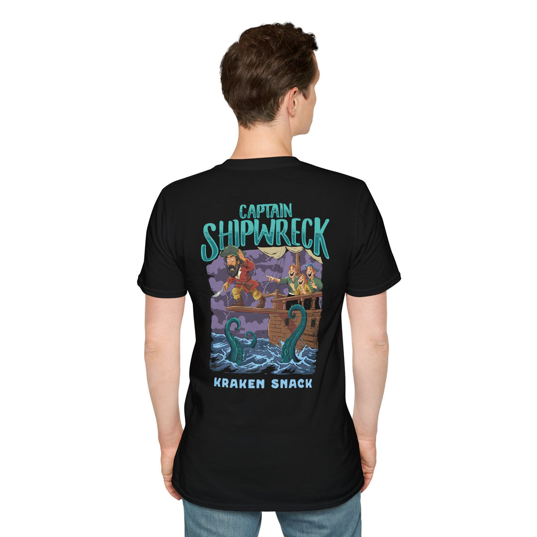 Nautical Adventure Unisex T-Shirt - Captain Shipwreck Design