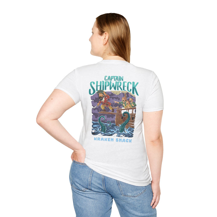 Nautical Adventure Unisex T-Shirt - Captain Shipwreck Design
