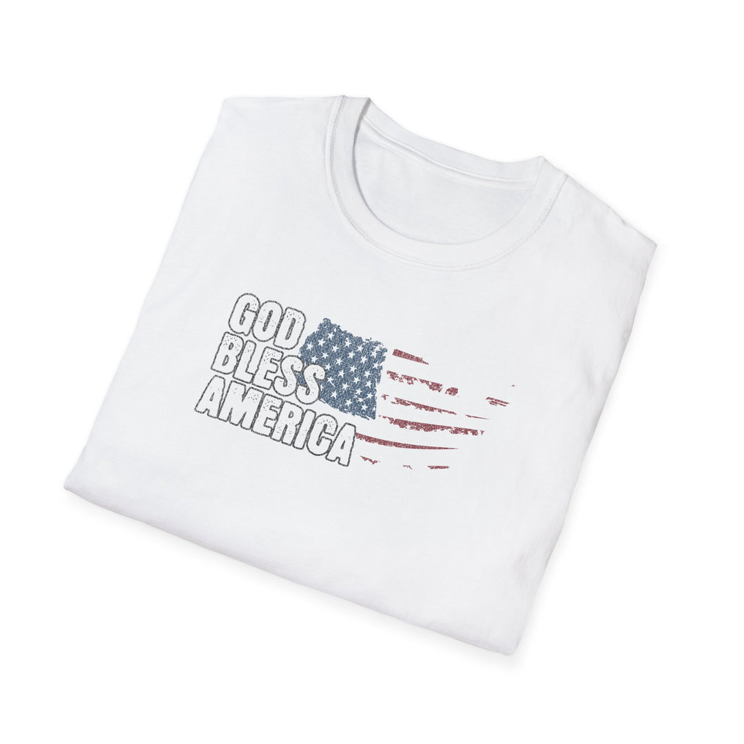 God Bless America Distressed Flag T-Shirt