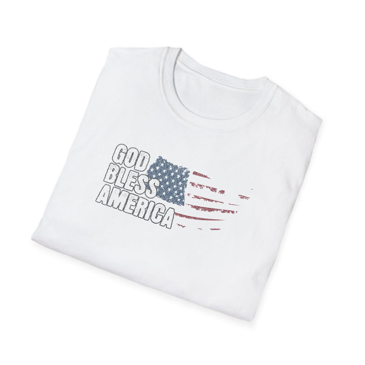 God Bless America Distressed Flag T-Shirt