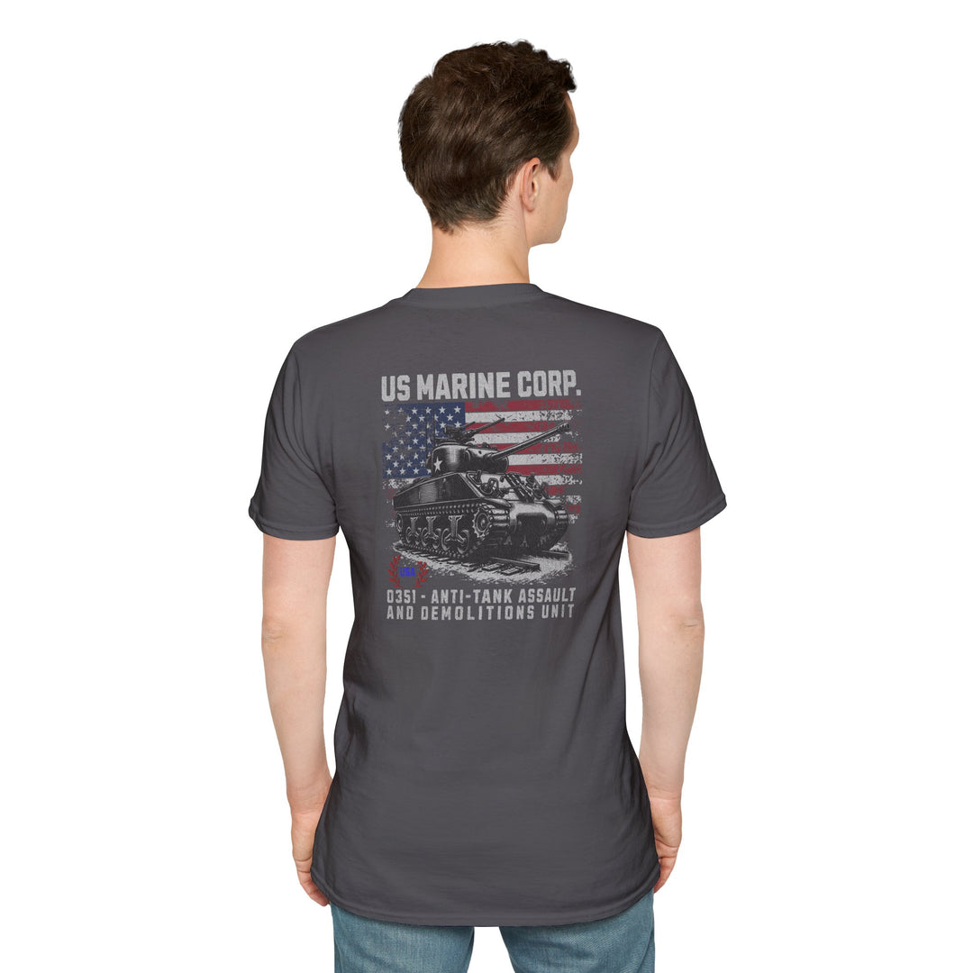 US Marine Corps Tank Assault T-Shirt