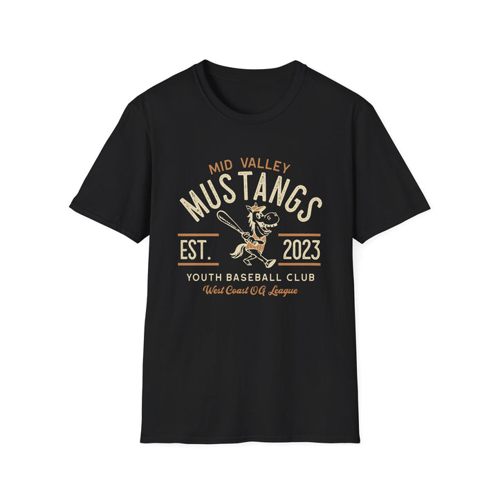 Baseball Club T-Shirt - Mid Valley Mustangs EST. 2023