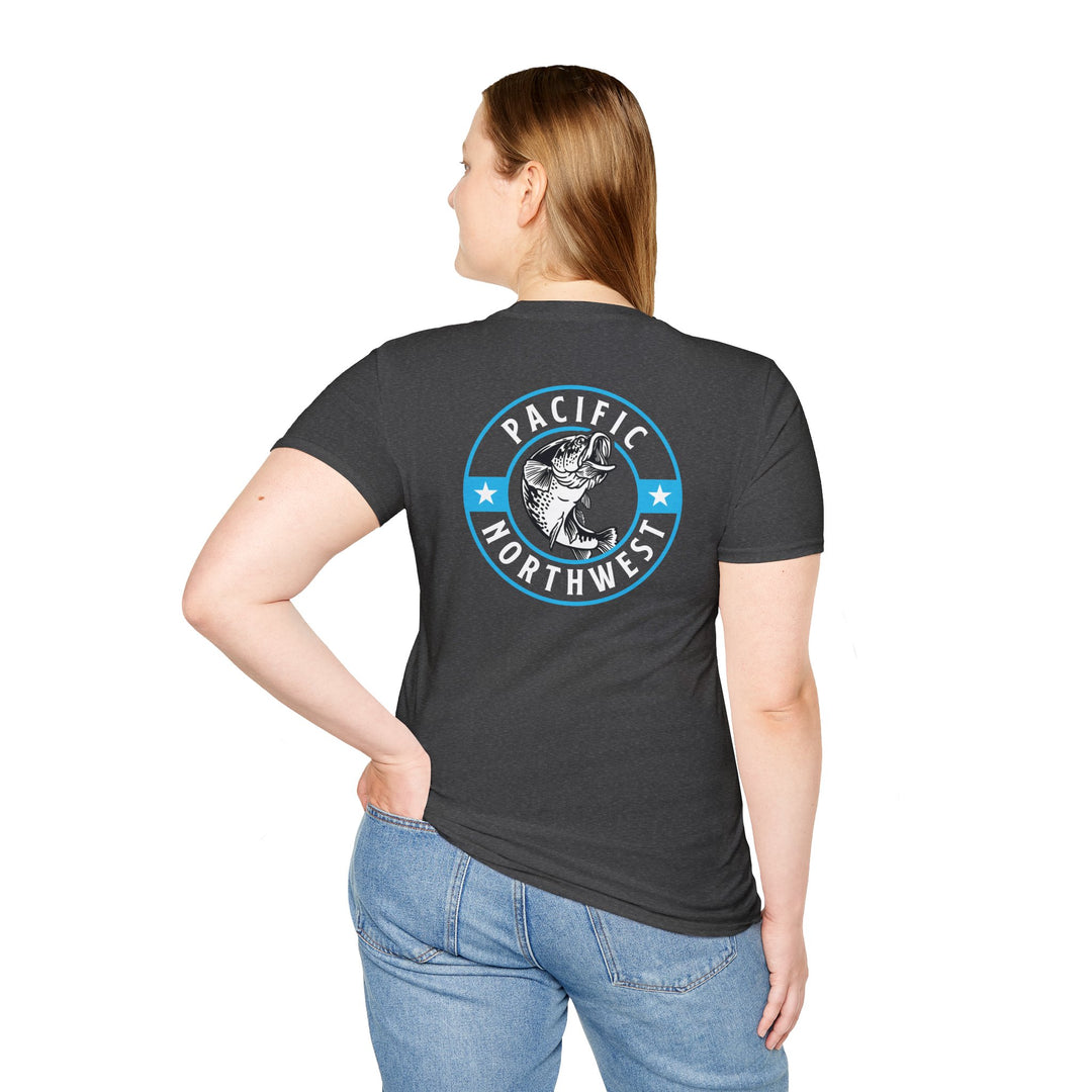 Fishing Bass T-Shirt — Retro Bass Logo Tee for Anglers