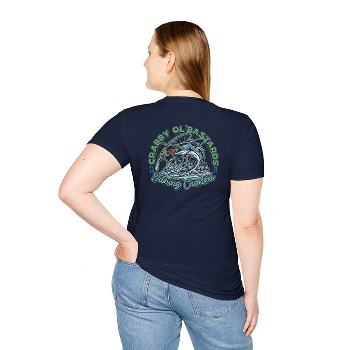 Fishing T-Shirt — “Crabby Ol’ Bastards” Vintage Ocean Angler Tee