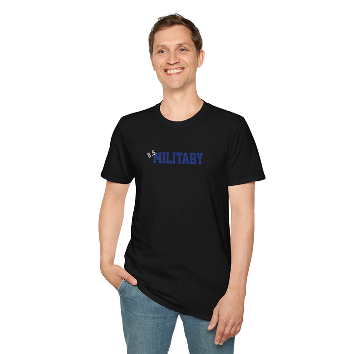 Military Motorcycle American Flag T-Shirt