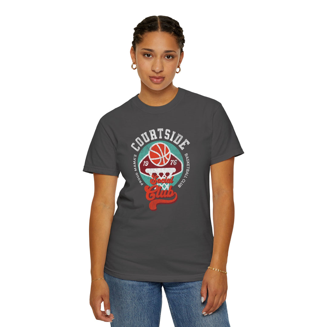 Courtside Club Retro Basketball T-Shirt