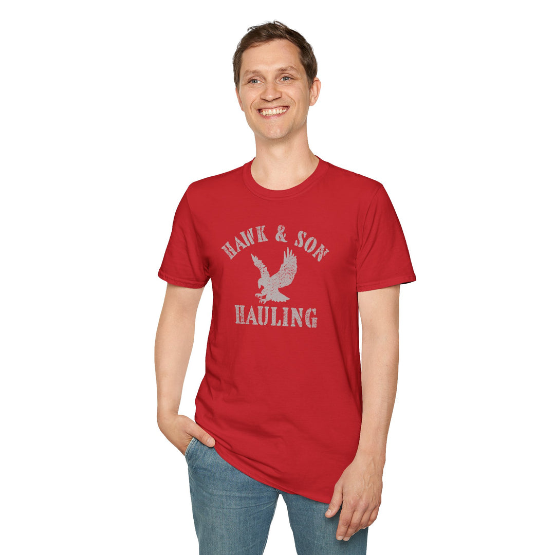 Hawk & Son Hauling Vintage Trucking T-Shirt