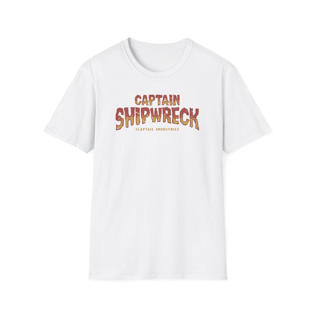 Captain Shipwreck T-Shirt — Pirate Crew Graphic Tee (Mutiny on the Barnacle)