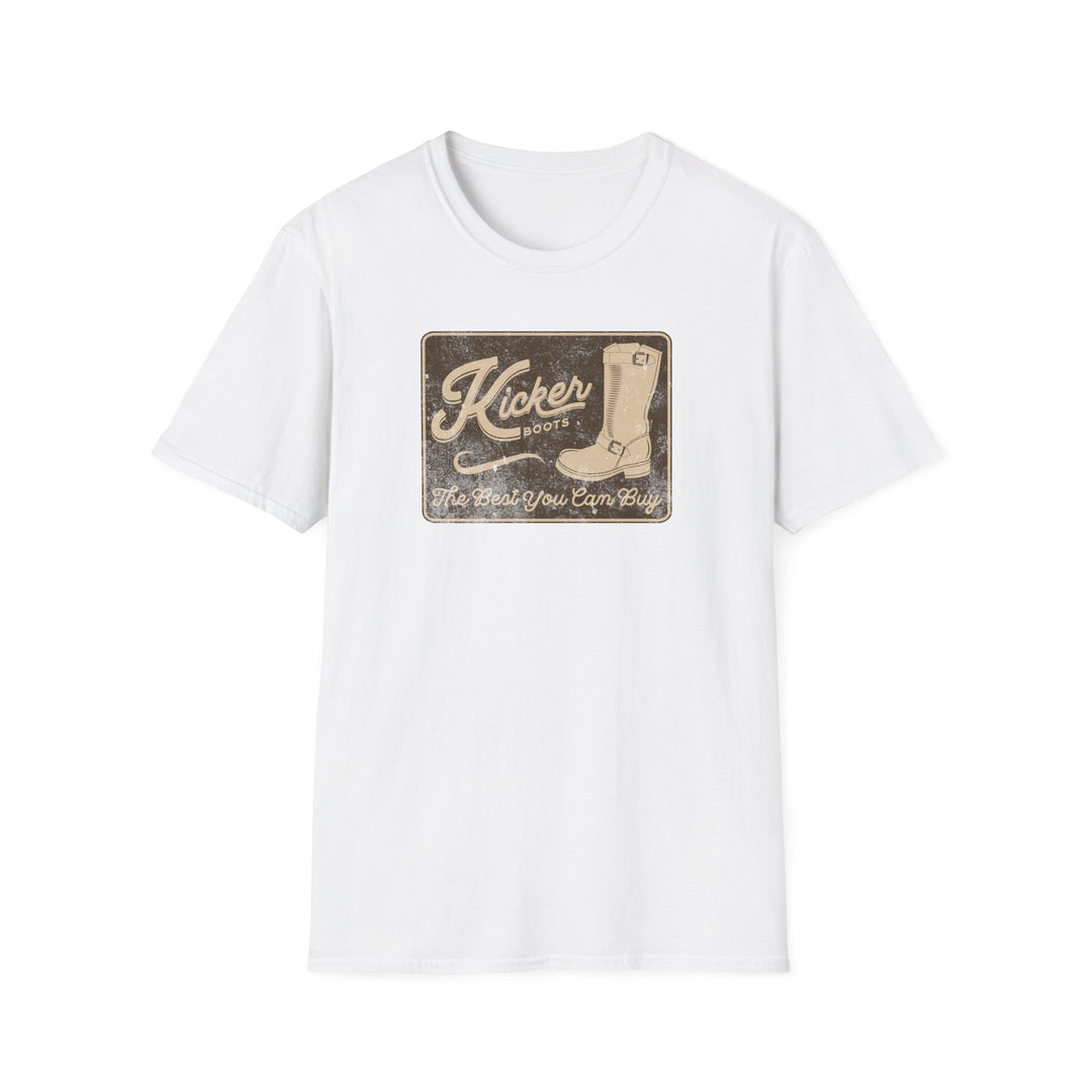 Kicker Vintage Boots T-Shirt — Retro Cowboy Western Graphic Tee