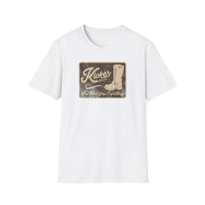 Kicker Vintage Boots T-Shirt — Retro Cowboy Western Graphic Tee