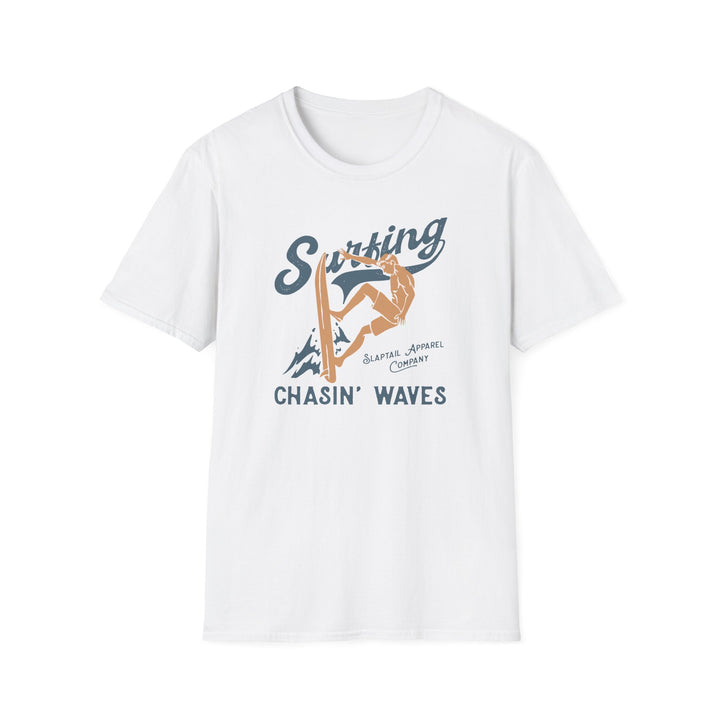 Surfing Chasin' Waves Surfing T-Shirt