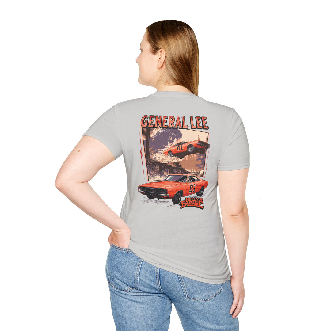 General Lee Garage T-Shirt — Classic Charger Car Graphic Tee