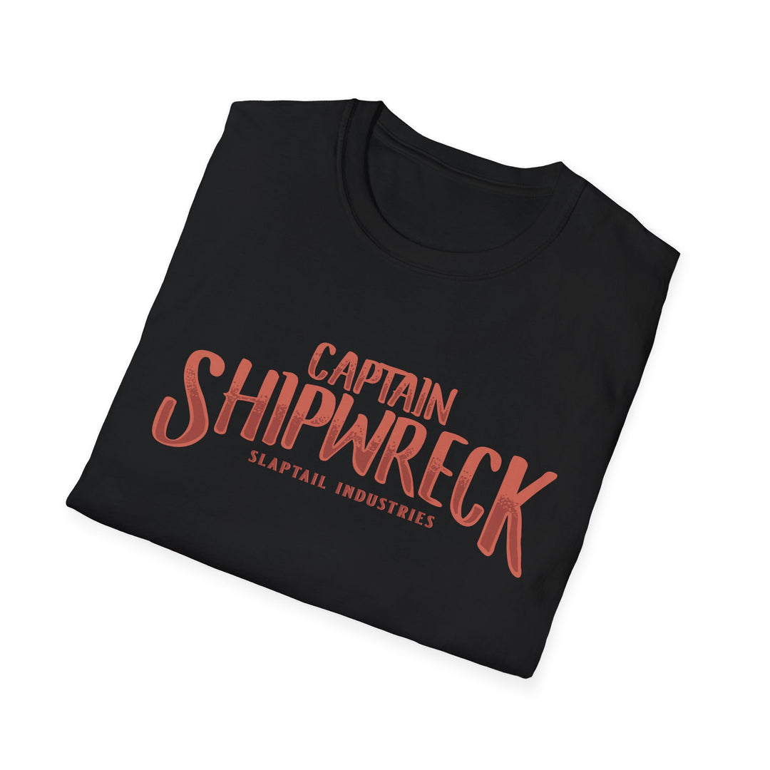 Captain Shipwreck Adventure T-Shirt - Tentacle Trouble Design