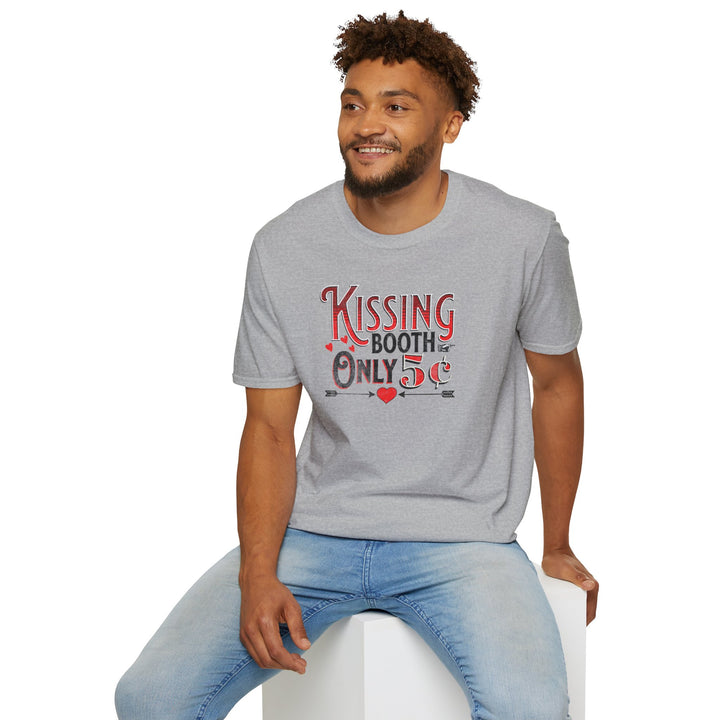 Kissing Booth Only 5 cents T-Shirt - Retro Love Graphic Tee