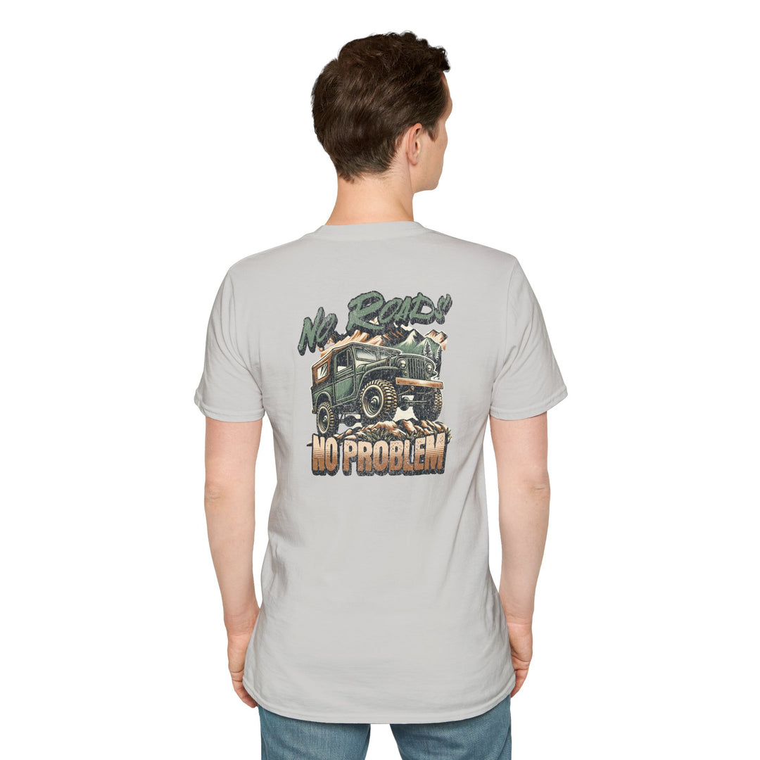 No Roads No Problem Jeep T-Shirt