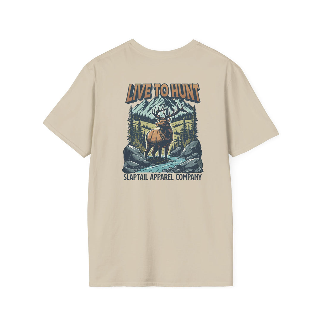 Live to Hunt Outdoor Elk T-Shirt