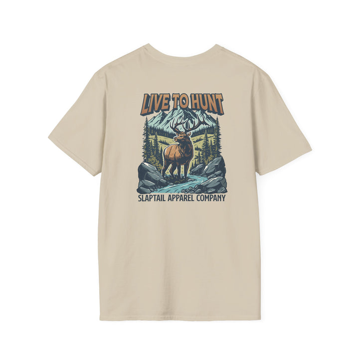 Live to Hunt Outdoor Elk T-Shirt