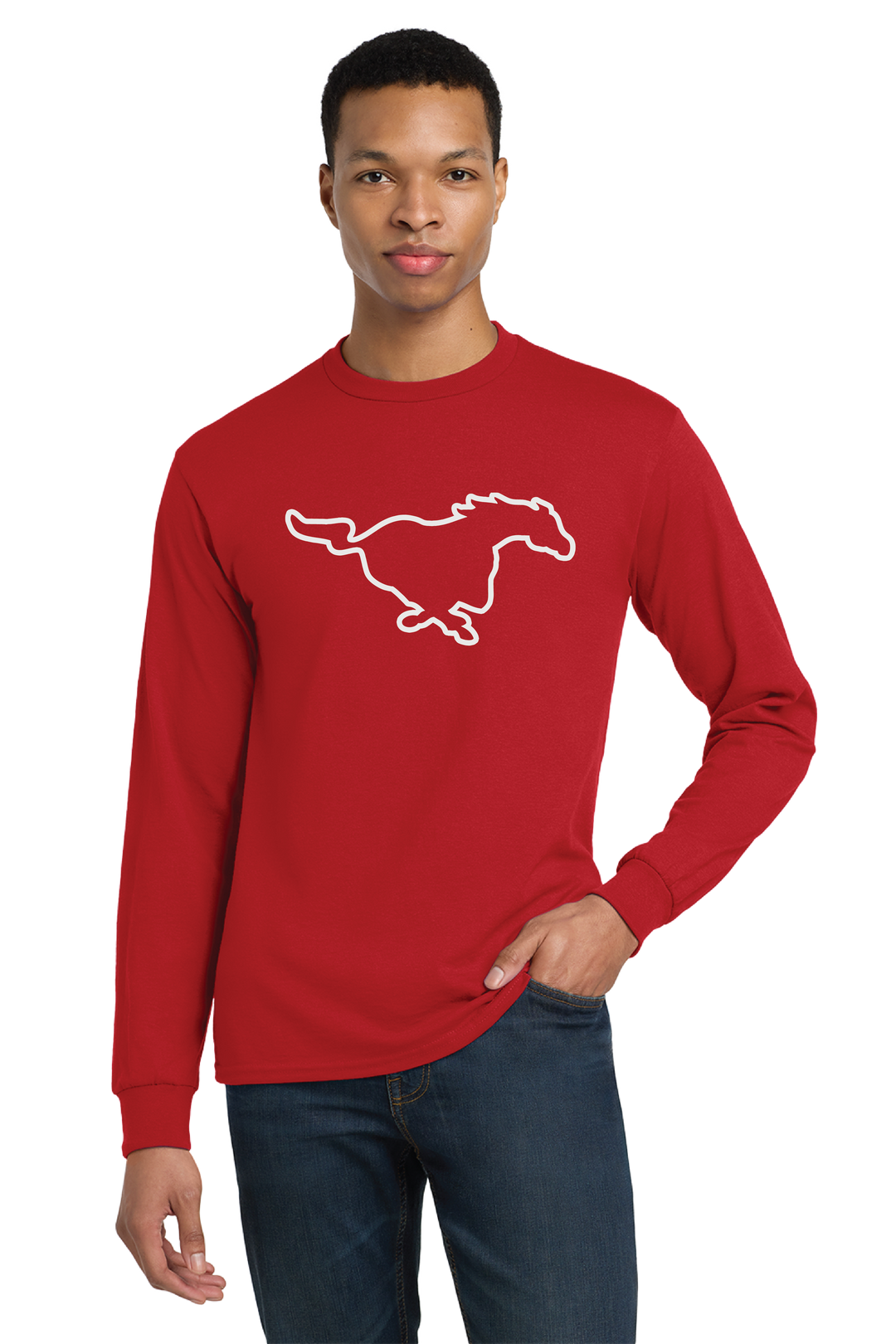 8400 Gildan® DryBlend® 50 Cotton/50 Poly Long Sleeve T-Shirt