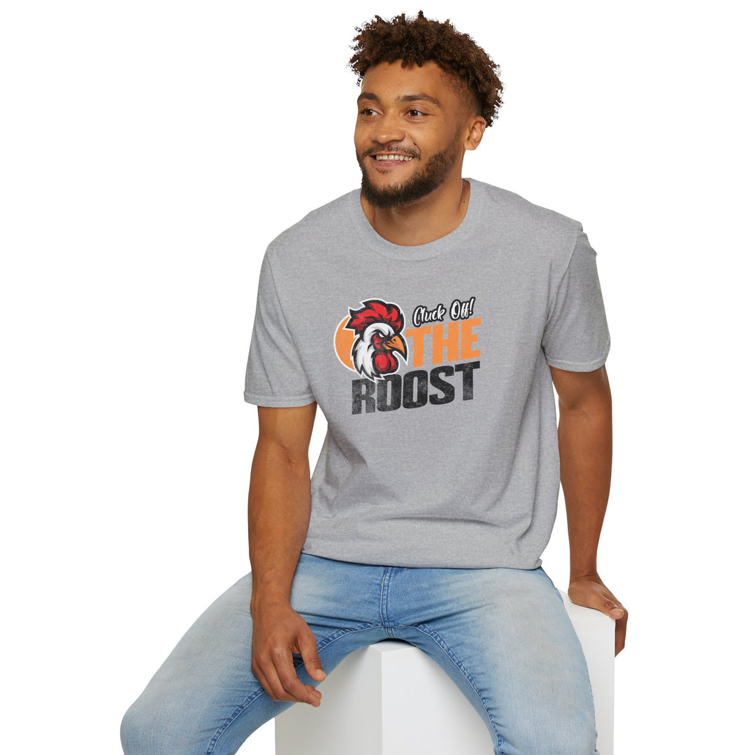 Chicken Rooster Tee — "Cluck Off! Farmhouse T‑Shirt