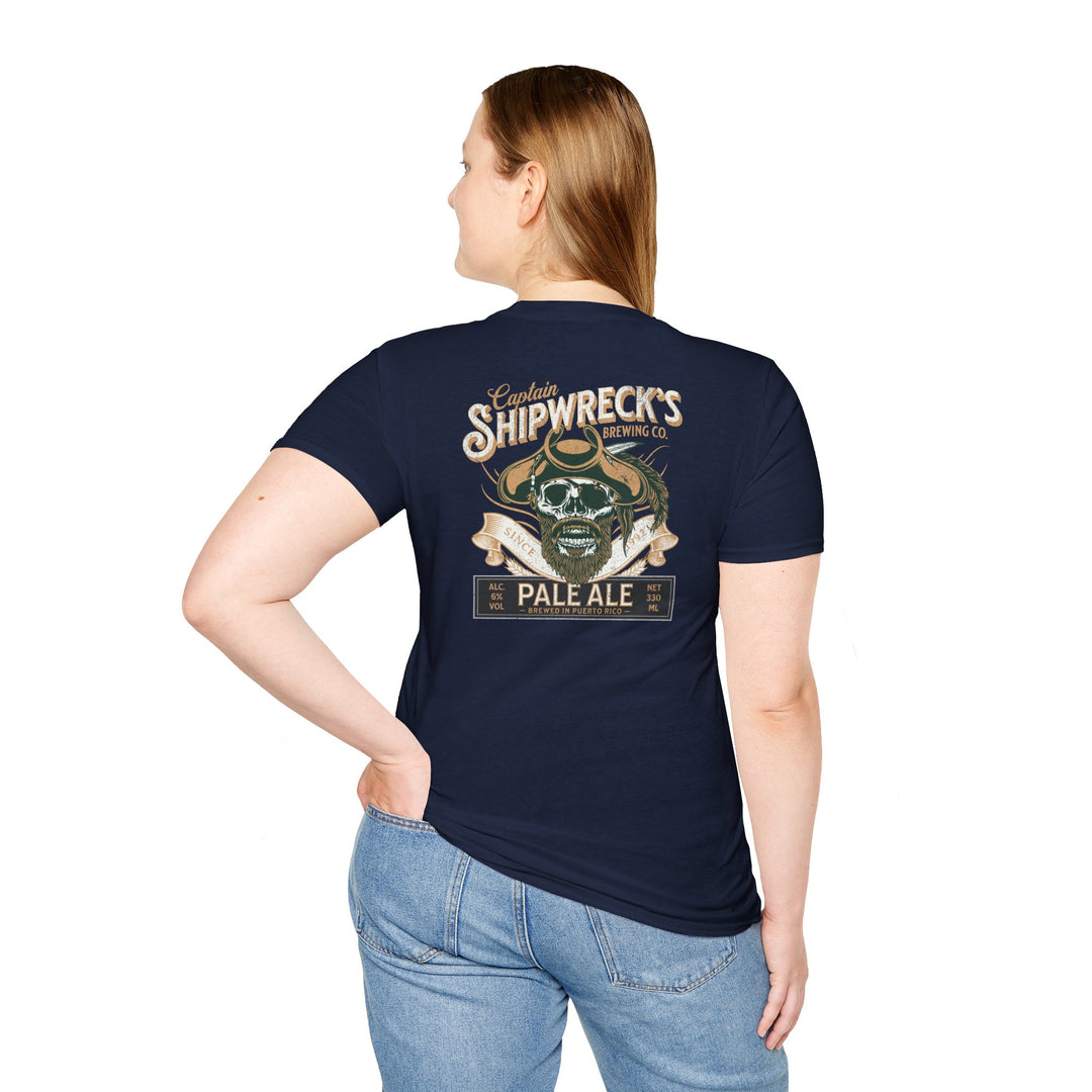 T-Shirt — Captain Shipwrecks Brewing Co. Retro Logo Tee