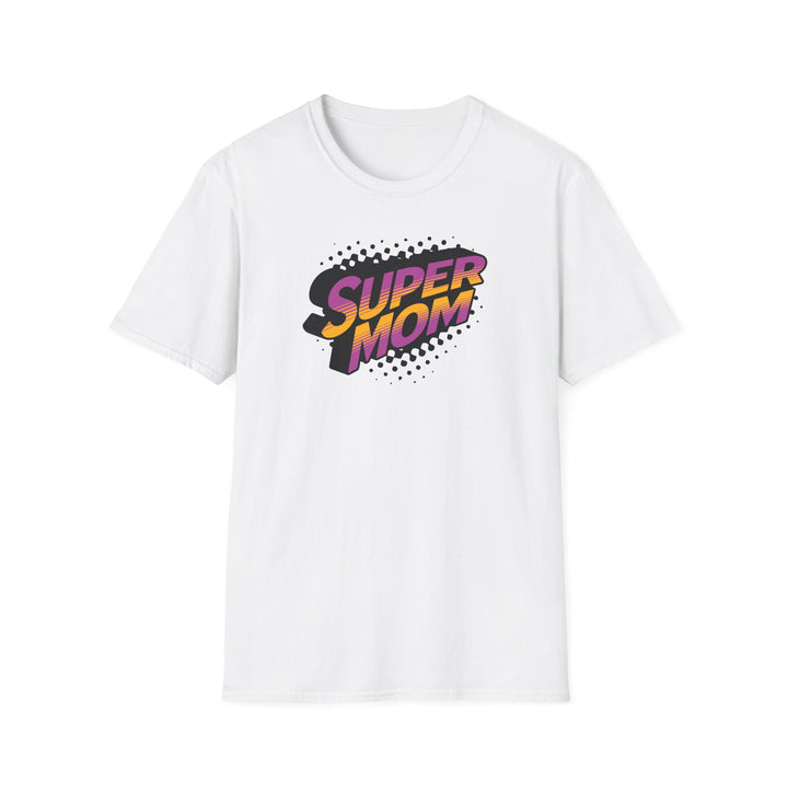 Super Mom Retro Comic T-Shirt