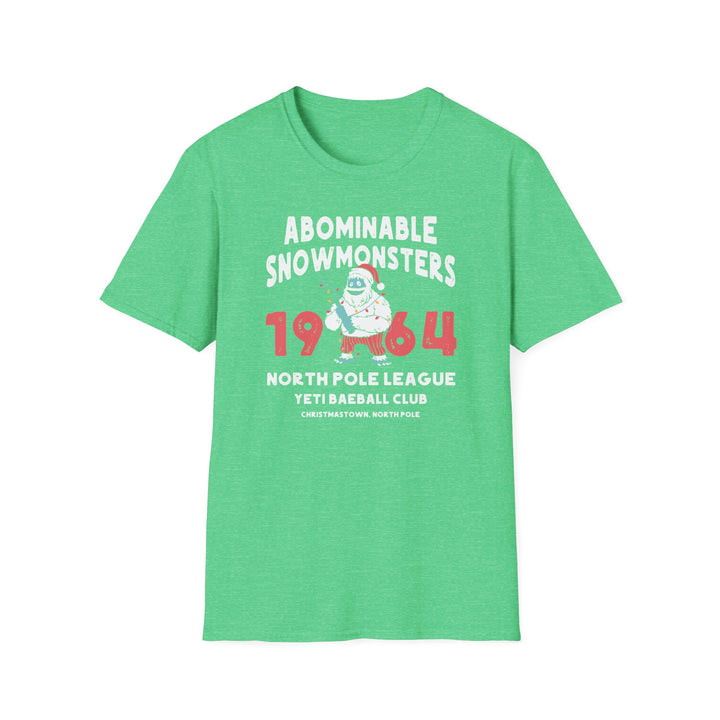 Abominable Snowmonsters 1964 Yeti Baseball Club T-Shirt
