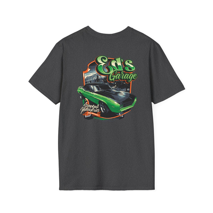 Car Garage T-Shirt — 'Eds Garage' Retro Muscle Car Tee