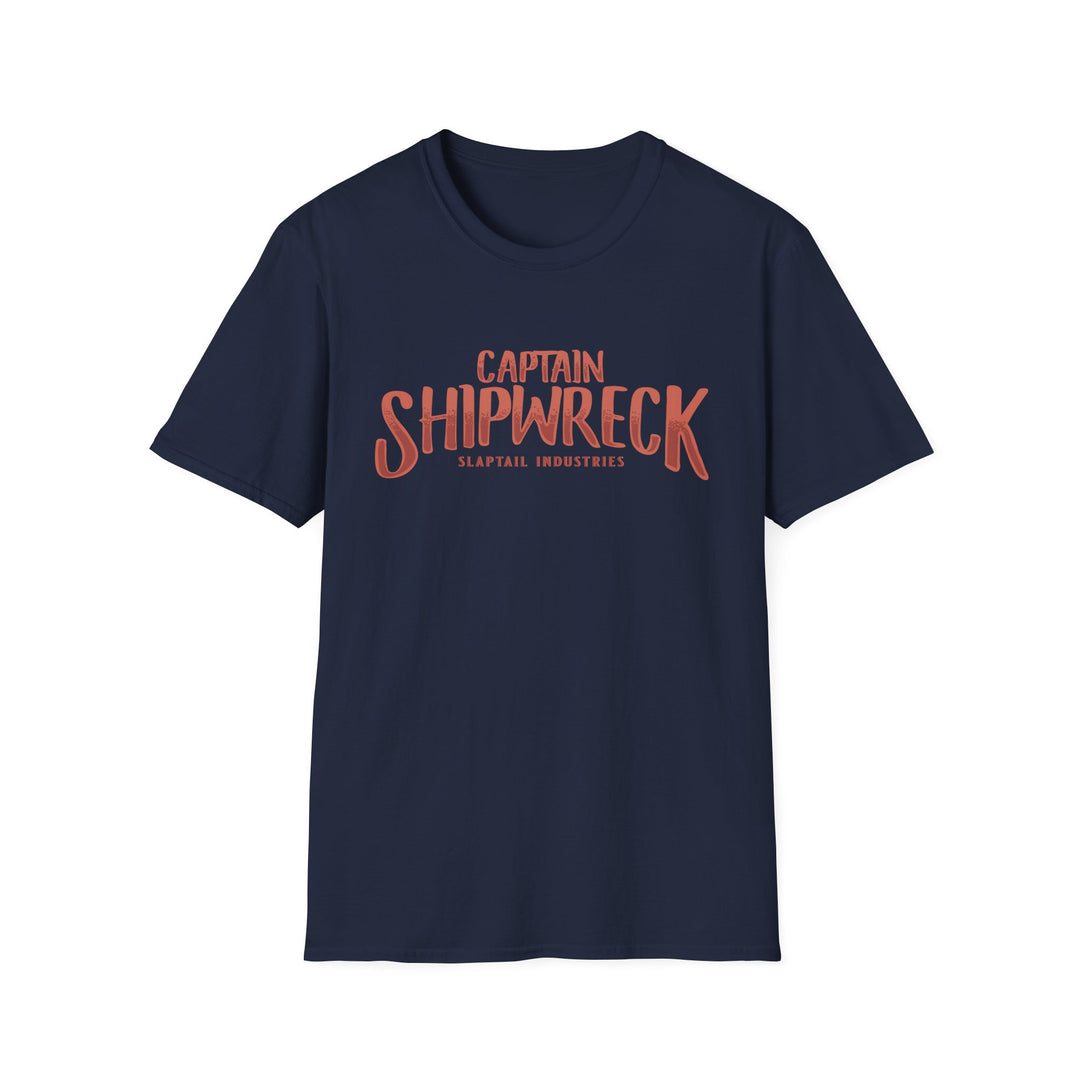 Captain Shipwreck Adventure T-Shirt - Tentacle Trouble Design