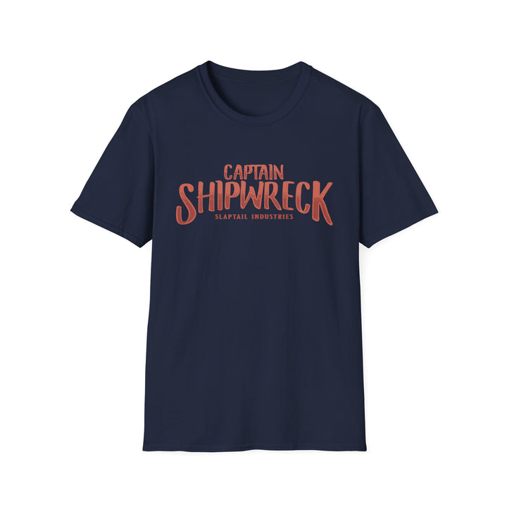 Captain Shipwreck Adventure T-Shirt - Tentacle Trouble Design