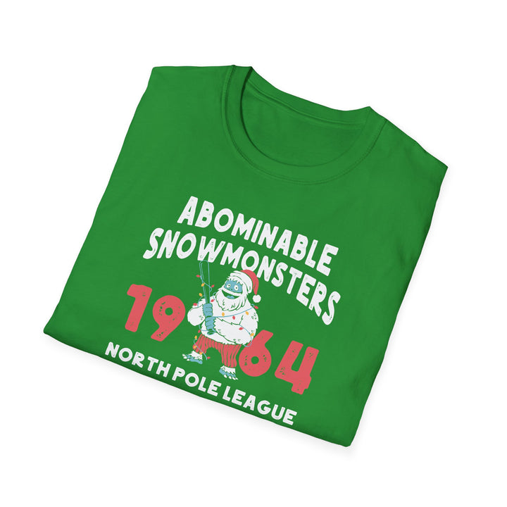 Abominable Snowmonsters 1964 Yeti Baseball Club T-Shirt