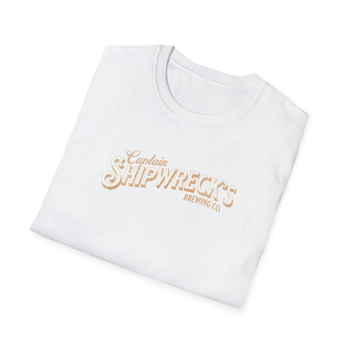 T-Shirt — Captain Shipwrecks Brewing Co. Retro Logo Tee