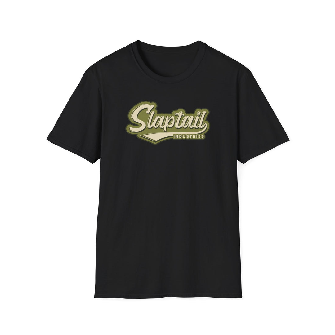 Fishing T-Shirt — "Slaptail Outdoors" Bass Logo Tee