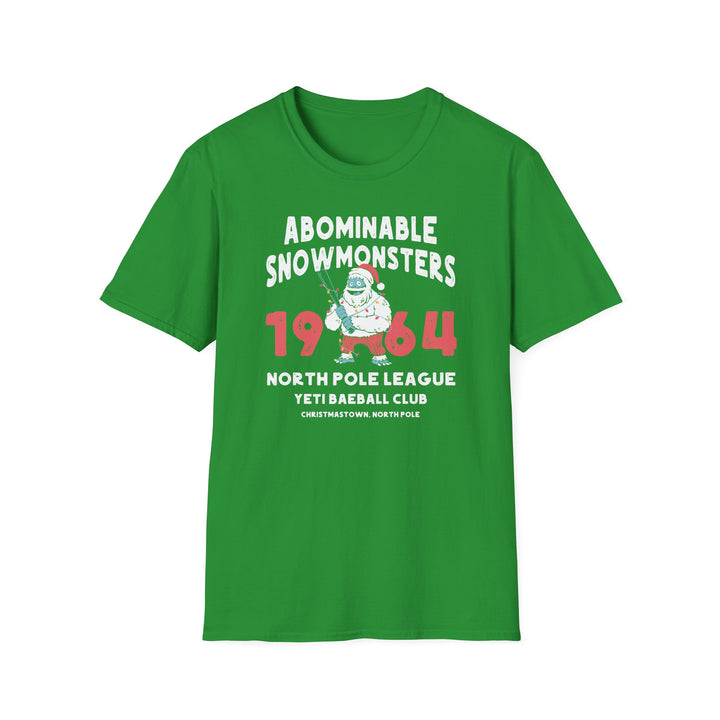 Abominable Snowmonsters 1964 Yeti Baseball Club T-Shirt