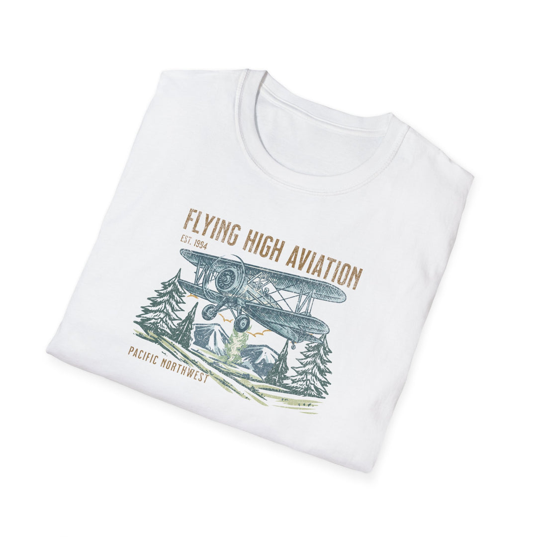 Flying High Aviation Vintage T-Shirt