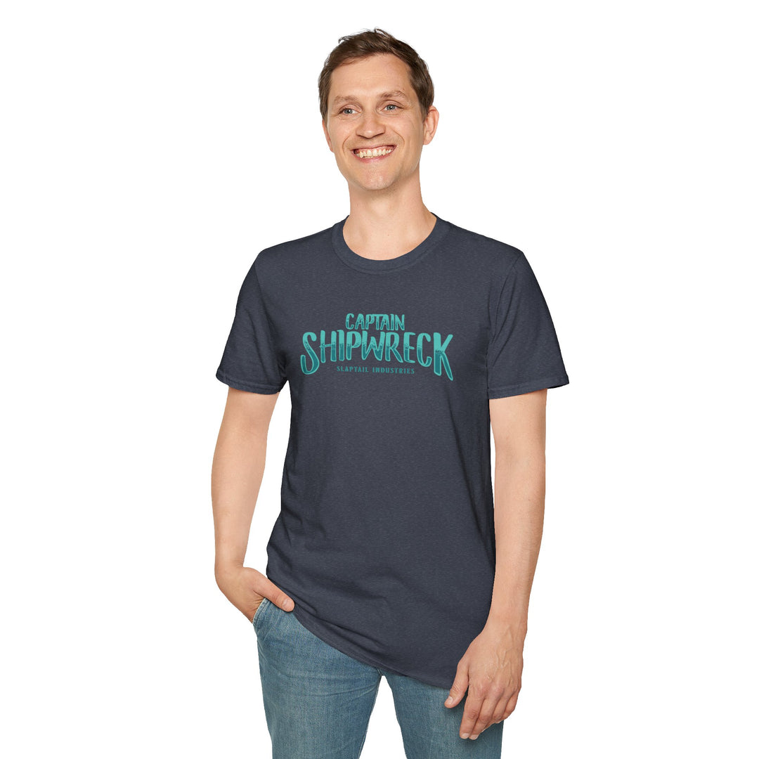 Nautical Adventure Unisex T-Shirt - Captain Shipwreck Design