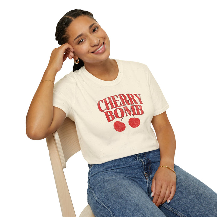 Cherry Bomb T-Shirt — Retro Red Graphic Tee