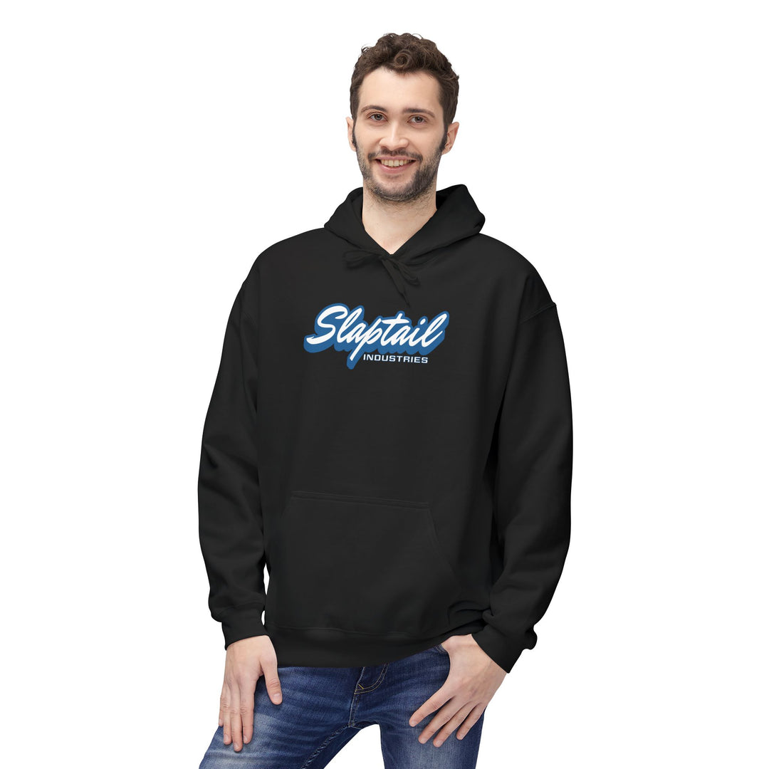 Slaptail Vintage Script Sweatshirt — Gildan SF500 Hoodie
