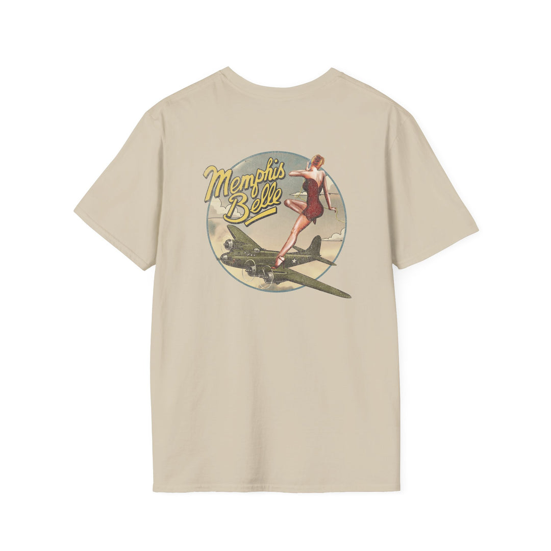 Memphis Belle Vintage Pin-Up T-Shirt