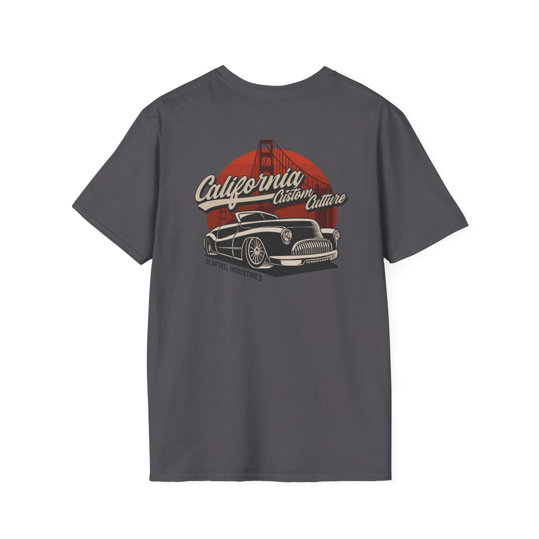 California Classic Car T-Shirt — Vintage Golden Gate Hot Rod Tee